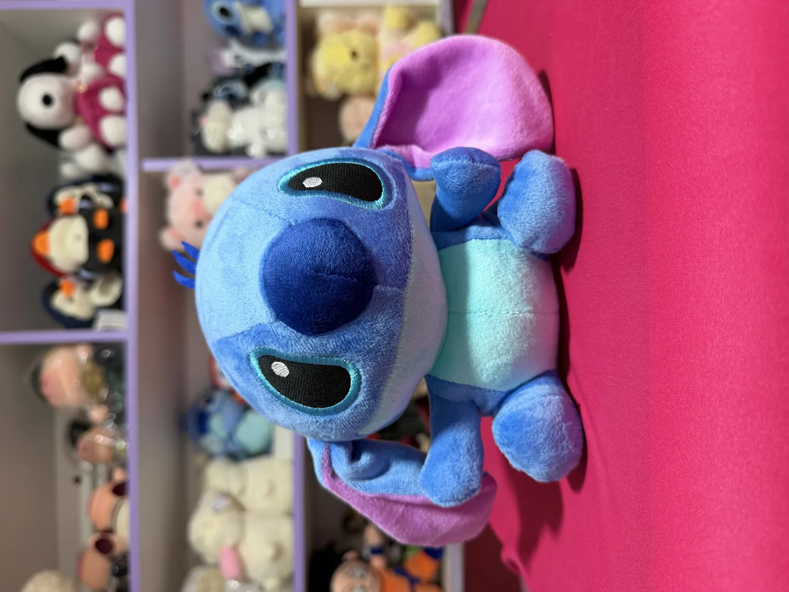 PELUCHE STICH 17x15 cm CELESTE - foto principal